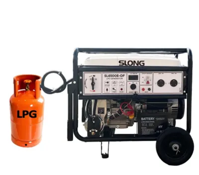 5kw Green Power Dual Fuel Propane And Gasoline Powered Portable Generator