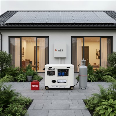 Silent Lpg Generator Residential Standby Generator Propane Backup Power ATS Smartgen Wifi Ready